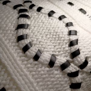 Oversized cable knit DKNY sweater